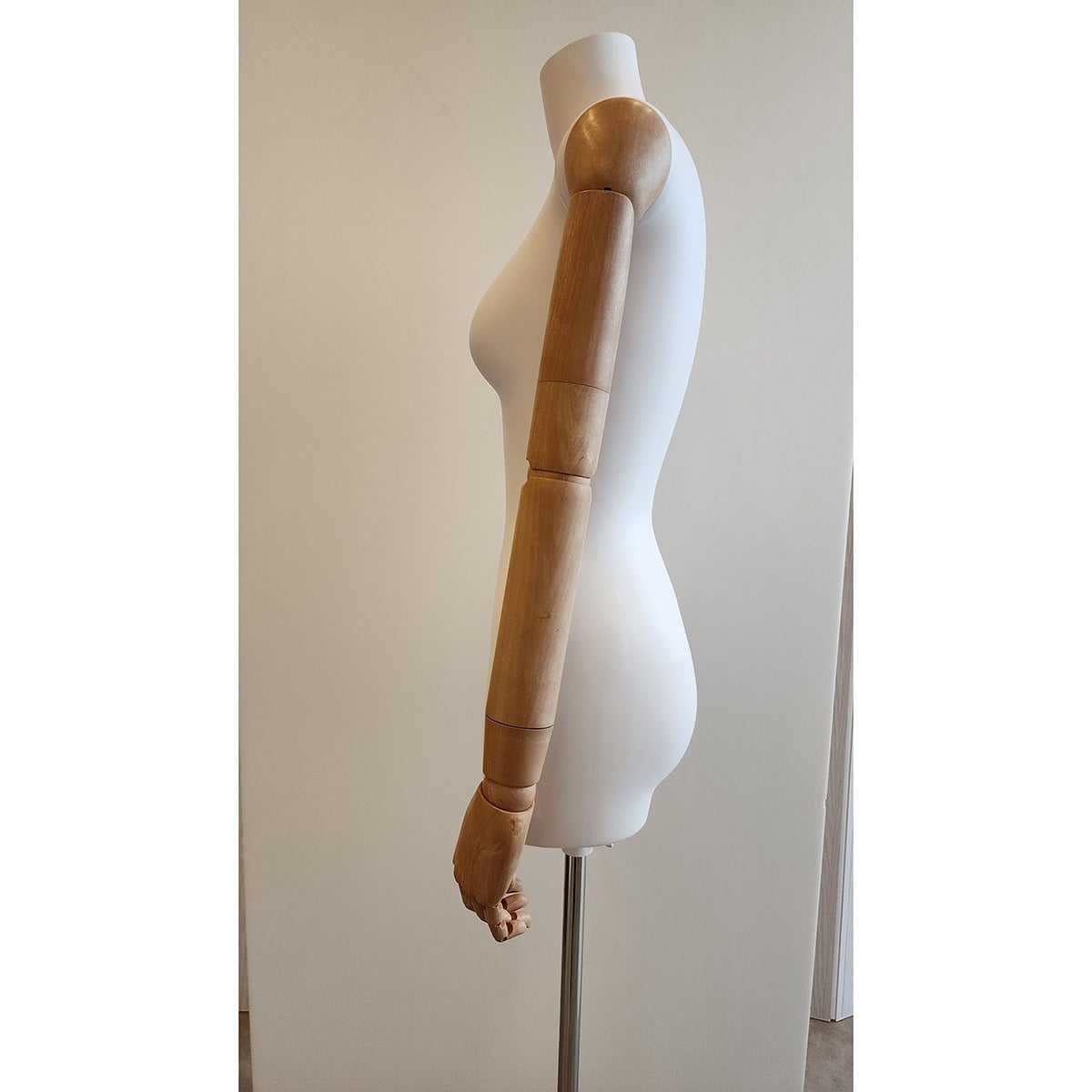 軽量ABS製 婦人腕付きトルソー〔ストエキオリジナル〕 9号