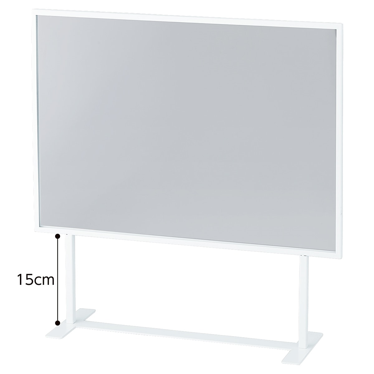 スチール製ポップスタンド(両面仕様)〔ストエキオリジナル〕 B3 ホワイト