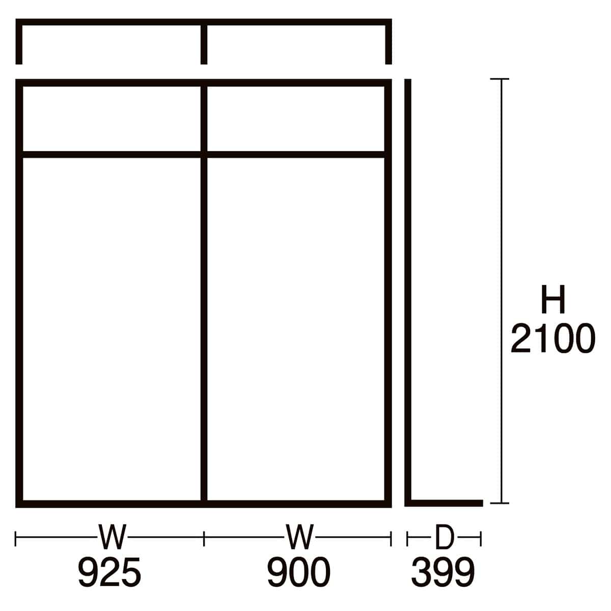 【什器セットまるごと購入】BR50片面幅90×高さ210cm6段ネットタイプ2連結セット