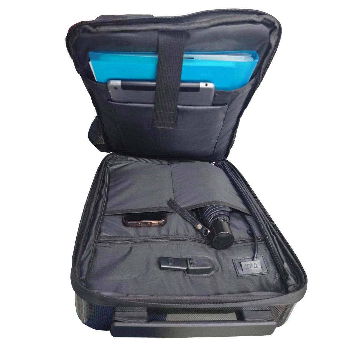 バックパックデジタルサイネージ 15インチ