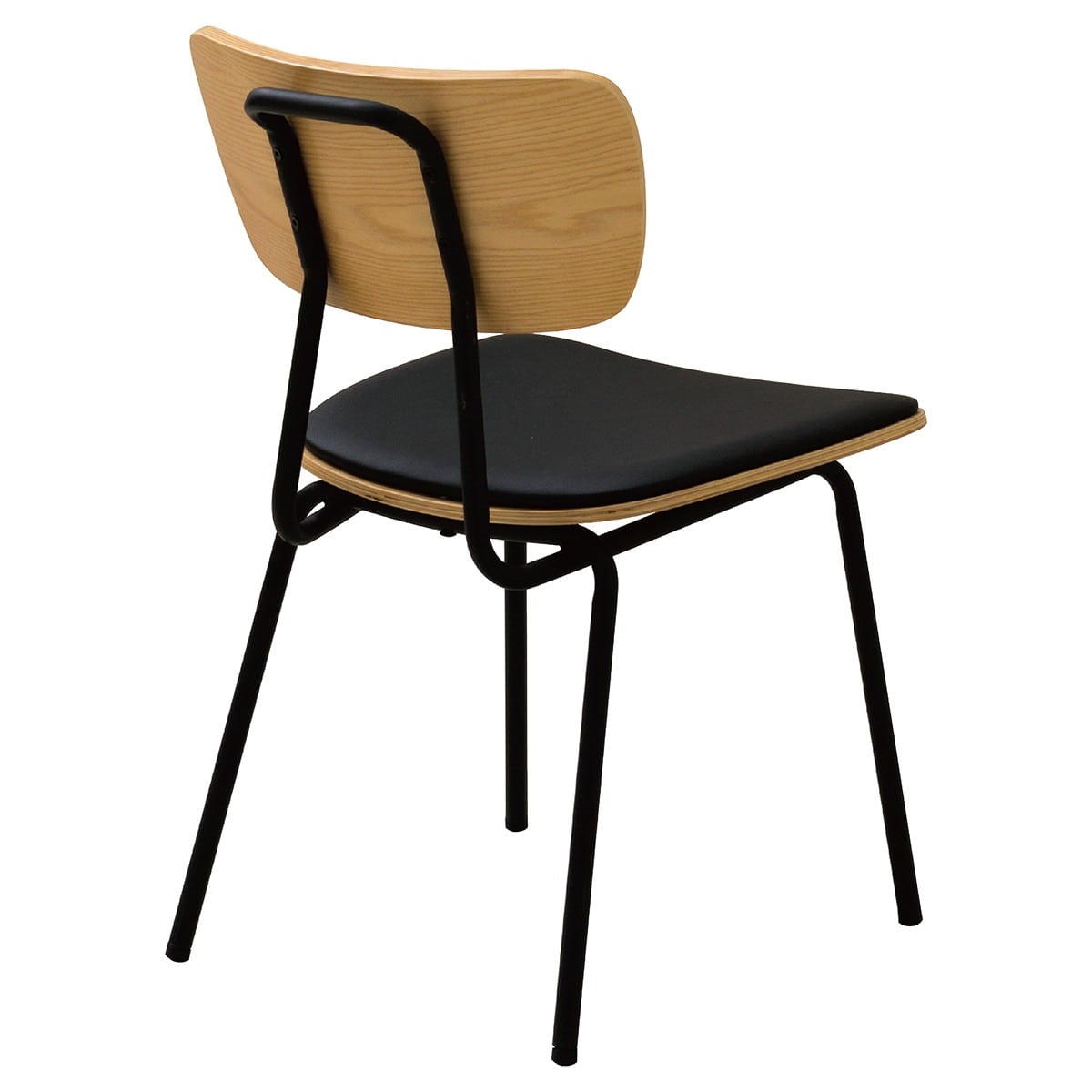 背合板スチールチェア