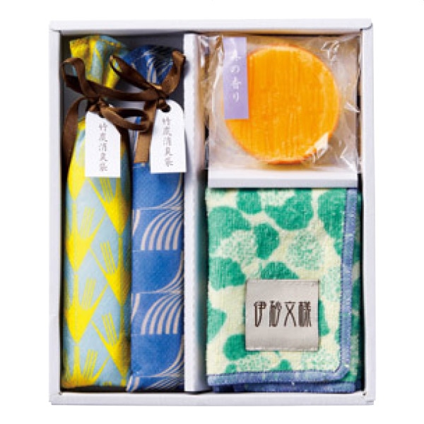 【96セット】 伊砂文様 ギフト4点セット