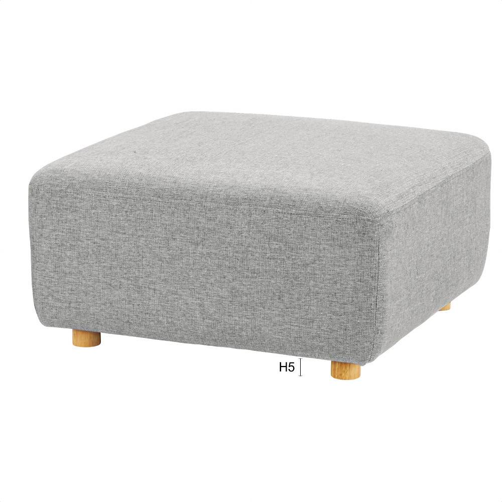 (3)グレー オットマンL