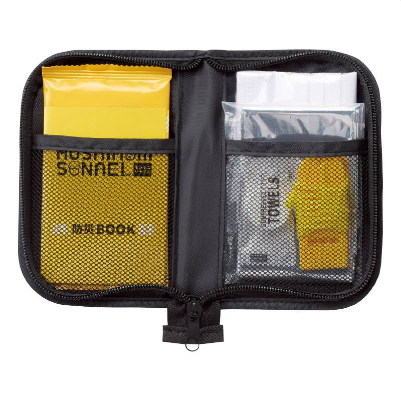 【120セット】モシモニソナエル 防災ポーチ7点セット 防災グッズ