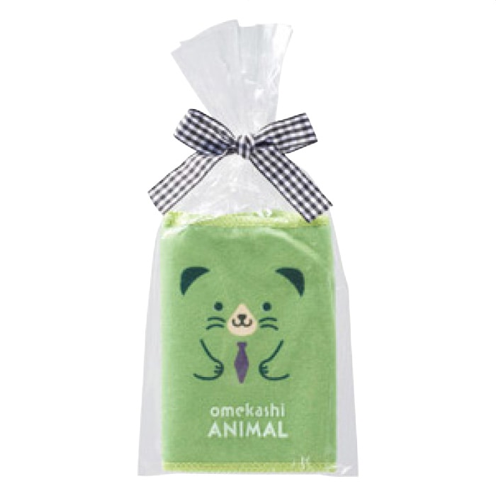 【360枚】おめかしアニマル ハーフハンカチタオル(4色アソート)