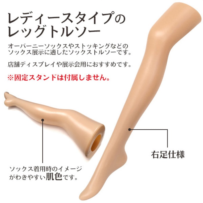 レッグディスプレイ（ベージュ）婦人用　右足