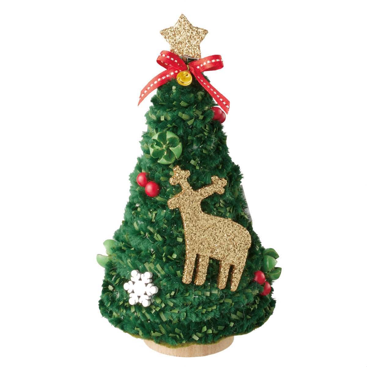 ミニモールツリー2個 クリスマスツリー 卓上 ディスプレイ 雑貨