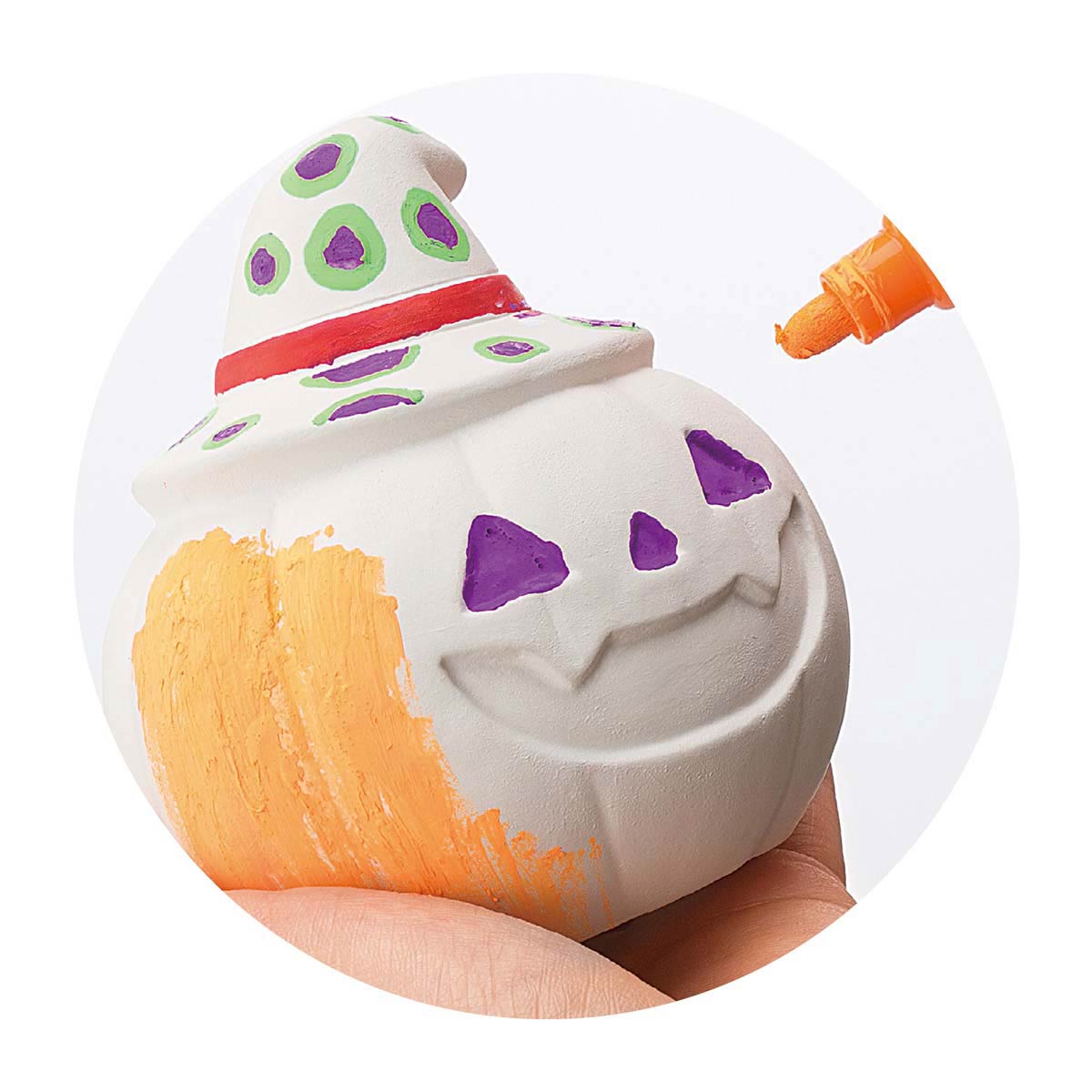 60個】お絵描きハロウィン貯金箱 工作キット パンプキン【通販】ストア・エキスプレス