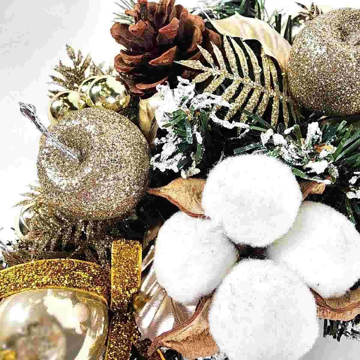 リボンスワッグ【クリスマス飾り】 ゴールド【通販】ストア・エキスプレス