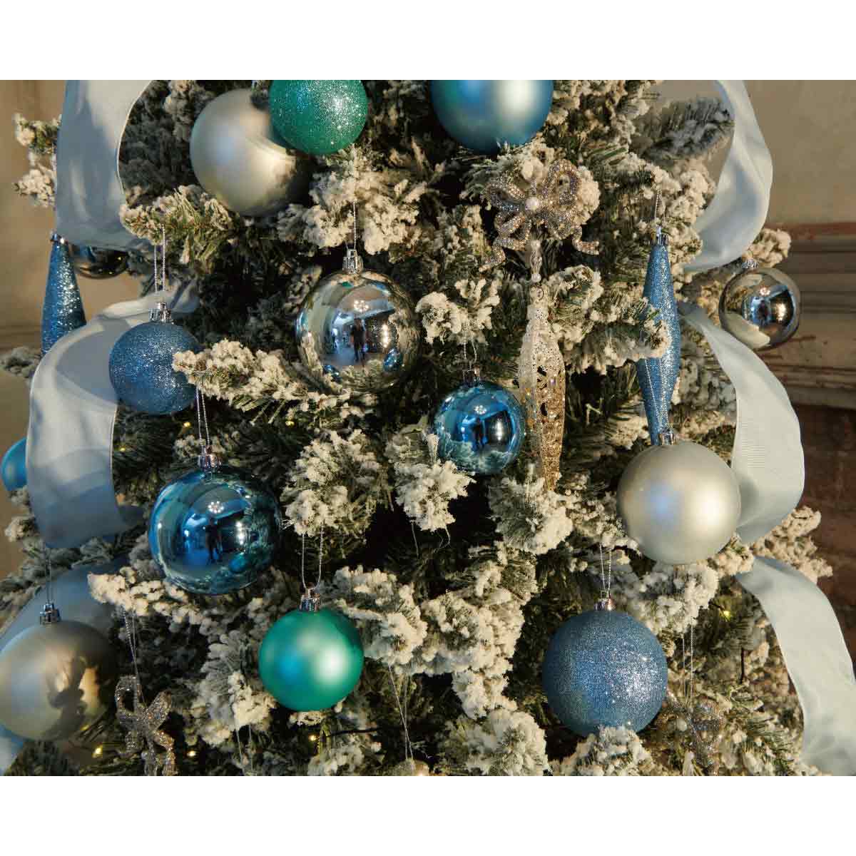 クリスマスツリーセット ミントグリーン【クリスマス飾り】 H150cm【通販】ストア・エキスプレス