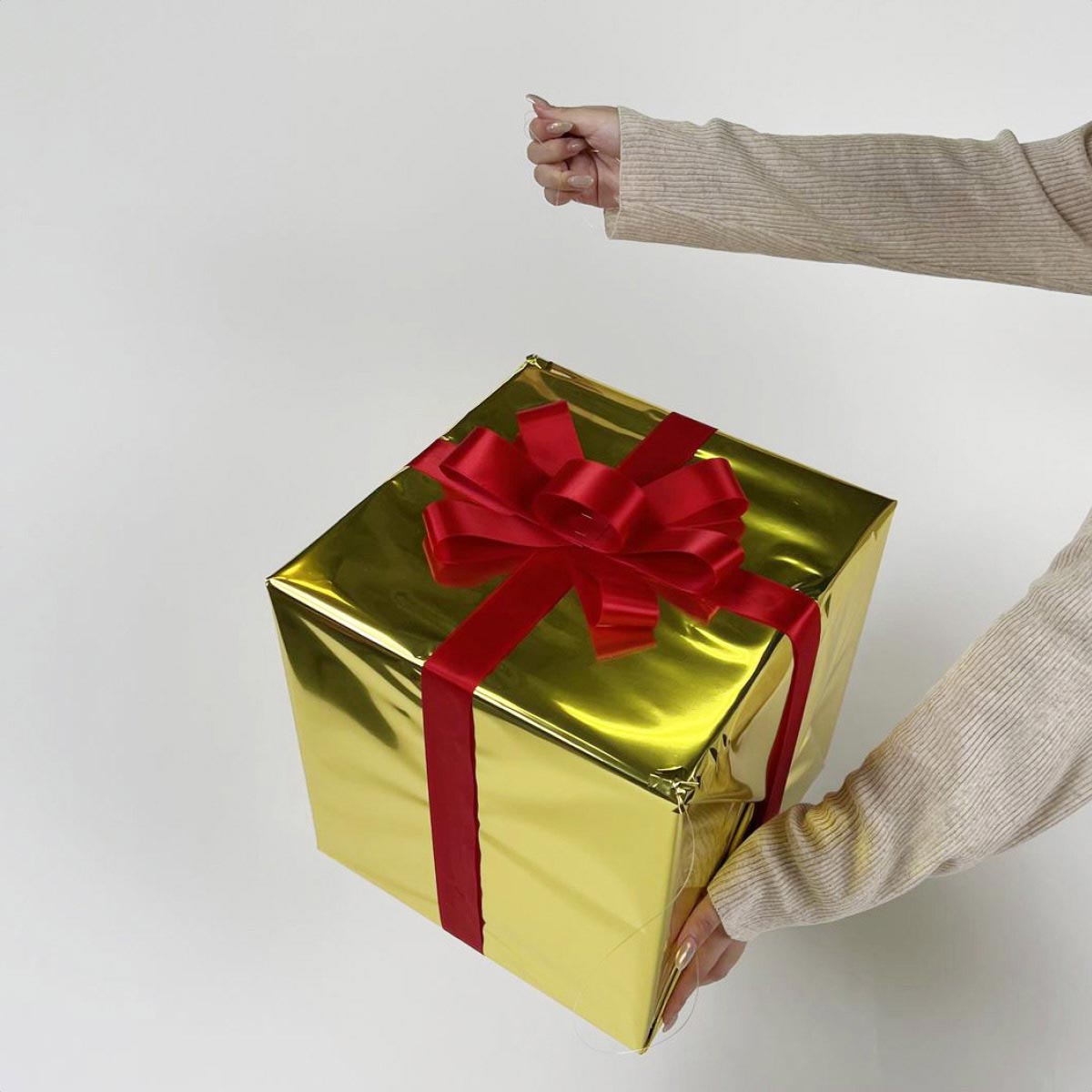 ビックプレゼントボックス ゴールド幅30cm ビックプレゼントボックス ゴールド幅30cm