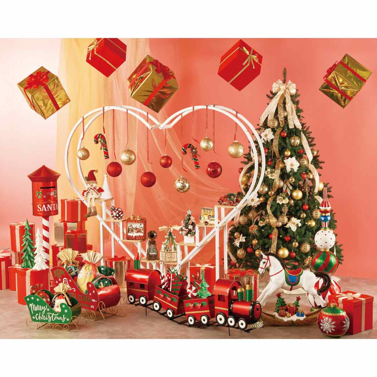 クリスマス  HANDONTIME クリスマス バッファローチェック柄ソファカバー