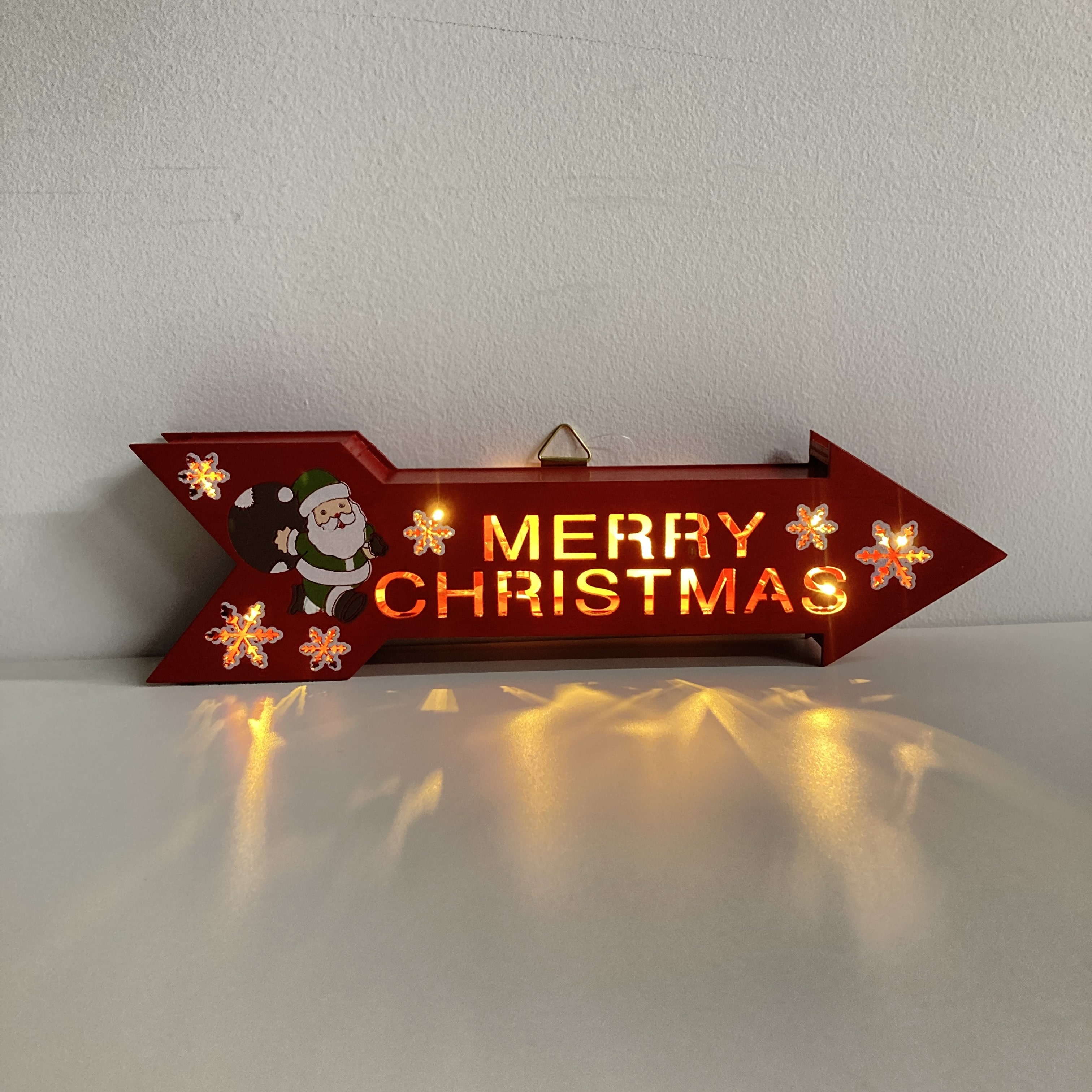 LED木製アローハンギング 幅23cm