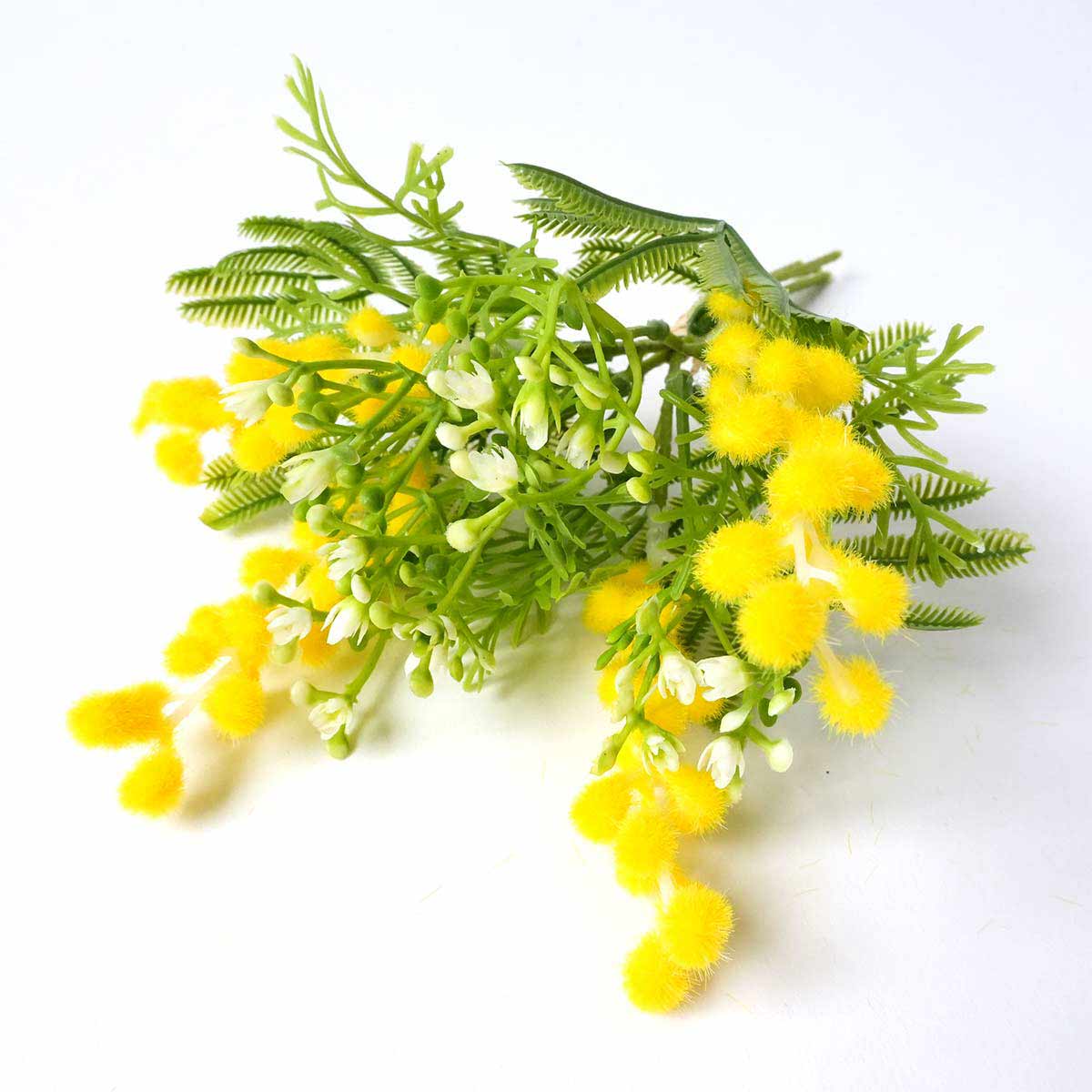 ミモザ＆カスミソウ造花ブーケ26cm