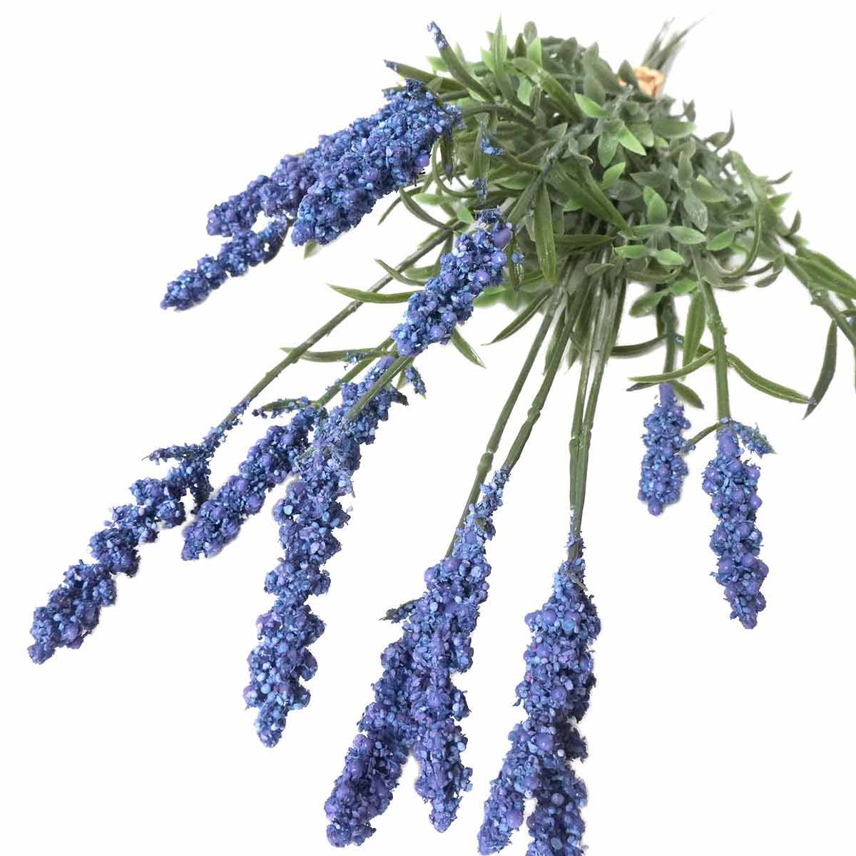 6束セット ラベンダー造花バンドル 38cm