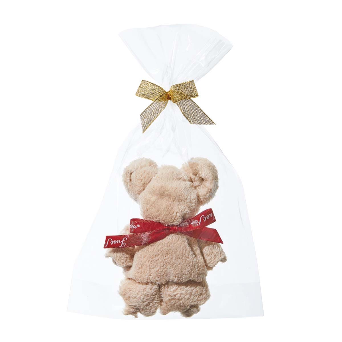 100個 ふんわりベアタオルハンカチ