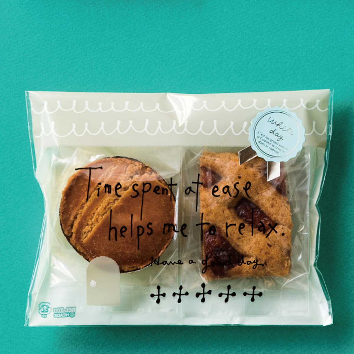 (7)リボン型 ブルー 使用例