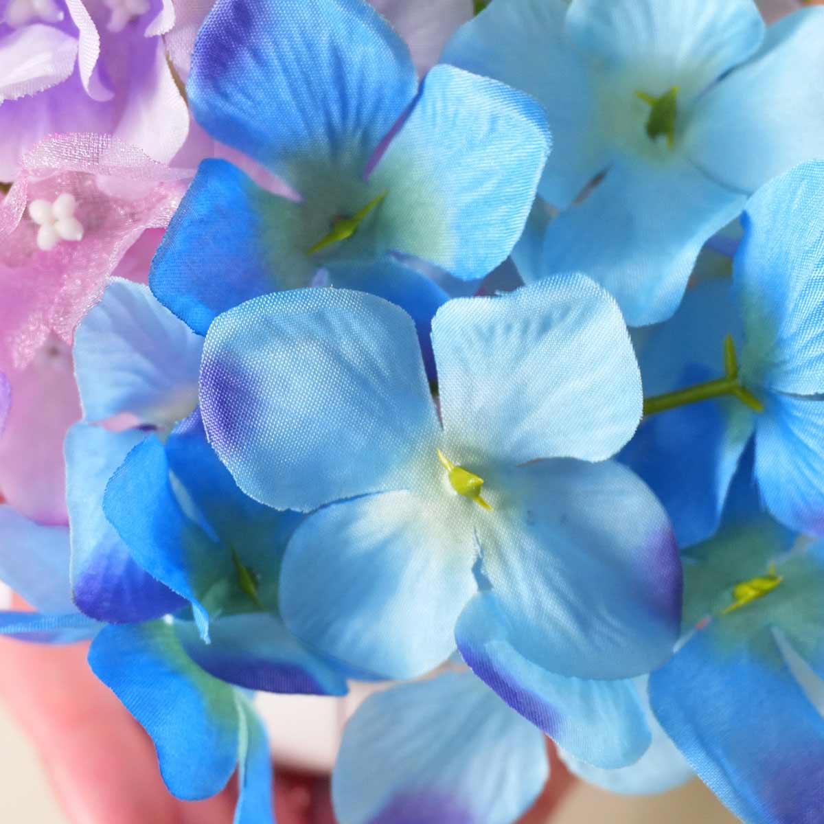 青あじさいアレンジ