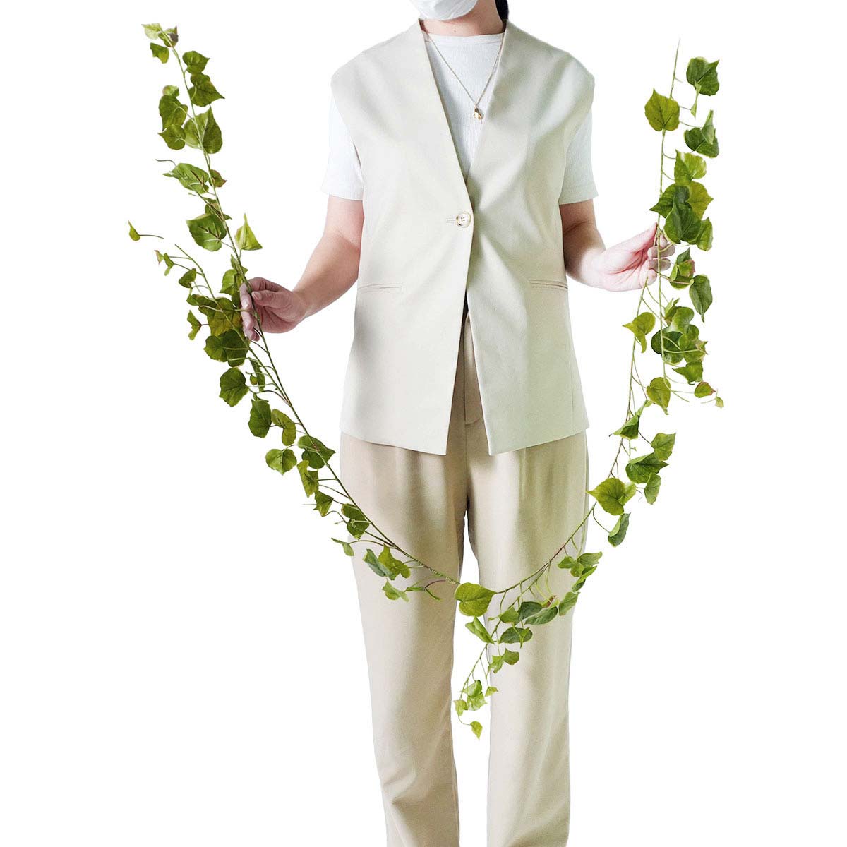 コットンウッドガーランド(人工観葉植物)