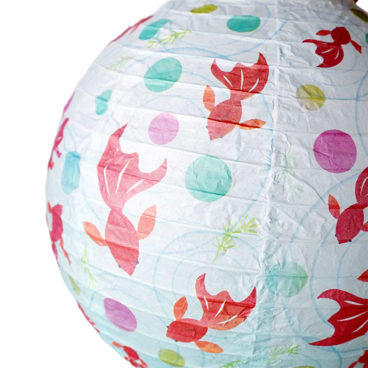 紙製ちょうちん 金魚 30cm