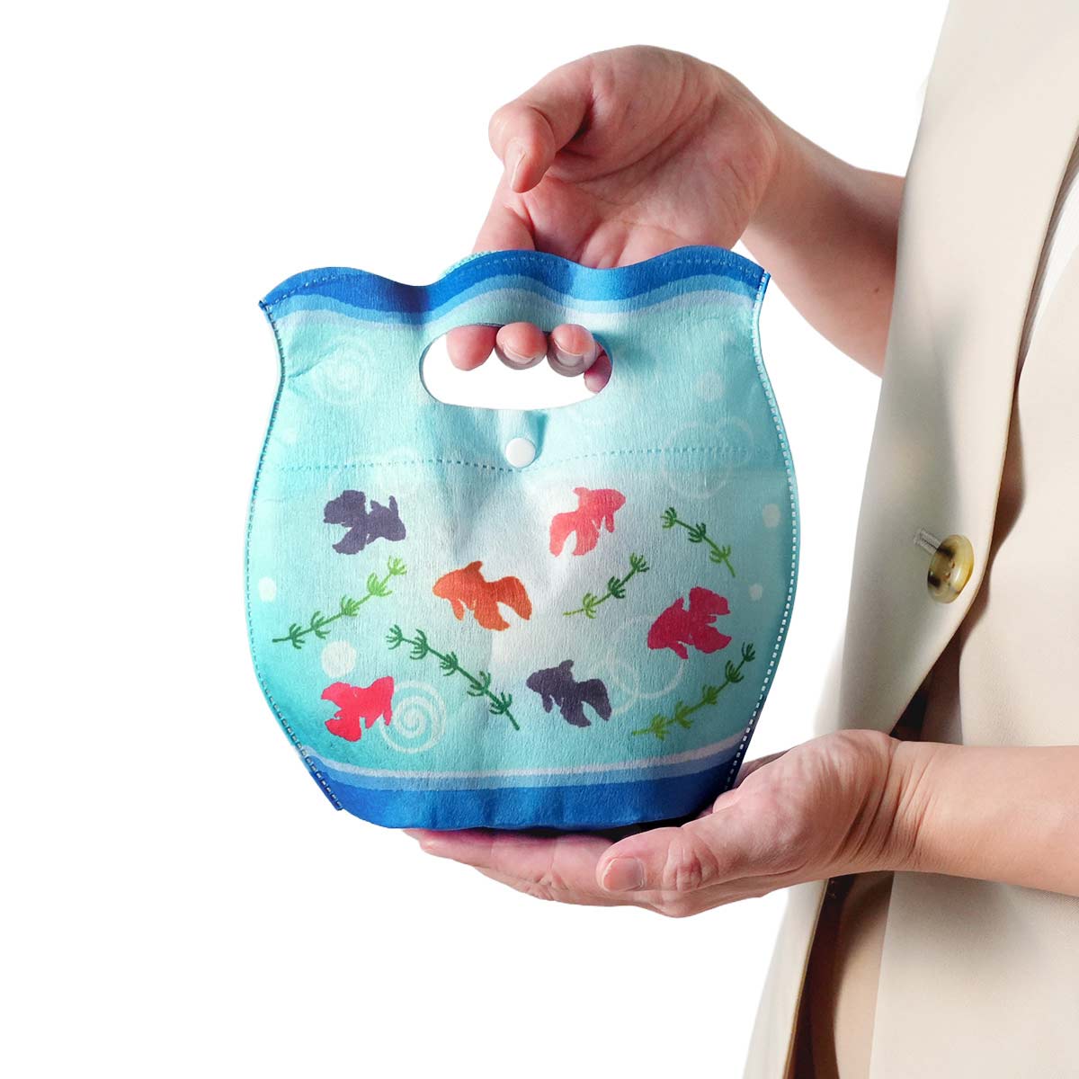 20枚 金魚鉢ギフトバッグ 波紋