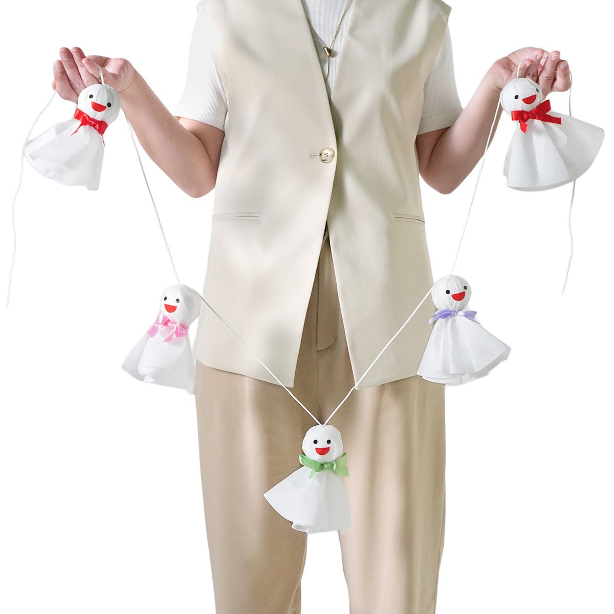 てるてる坊主ガーランド