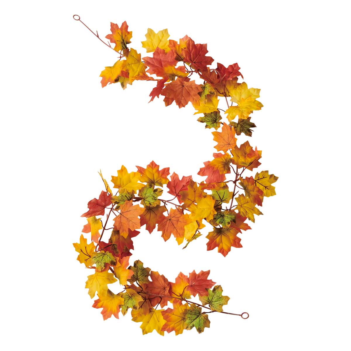 オータムミックス秋ガーランド 紅葉イエロー 175cm