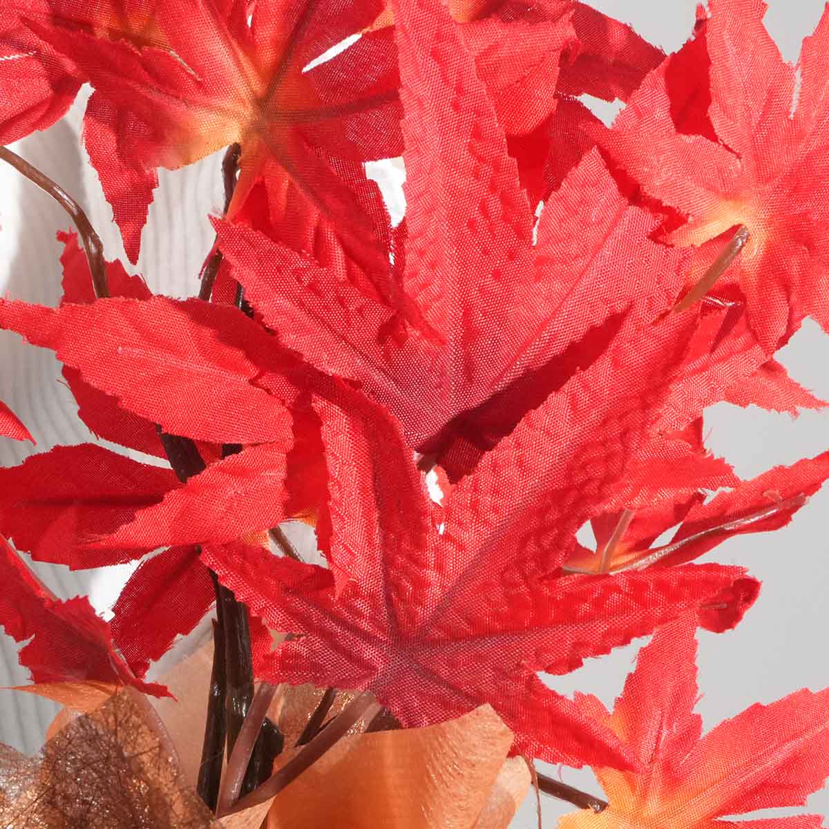 2個 紅葉ラップ（造花）