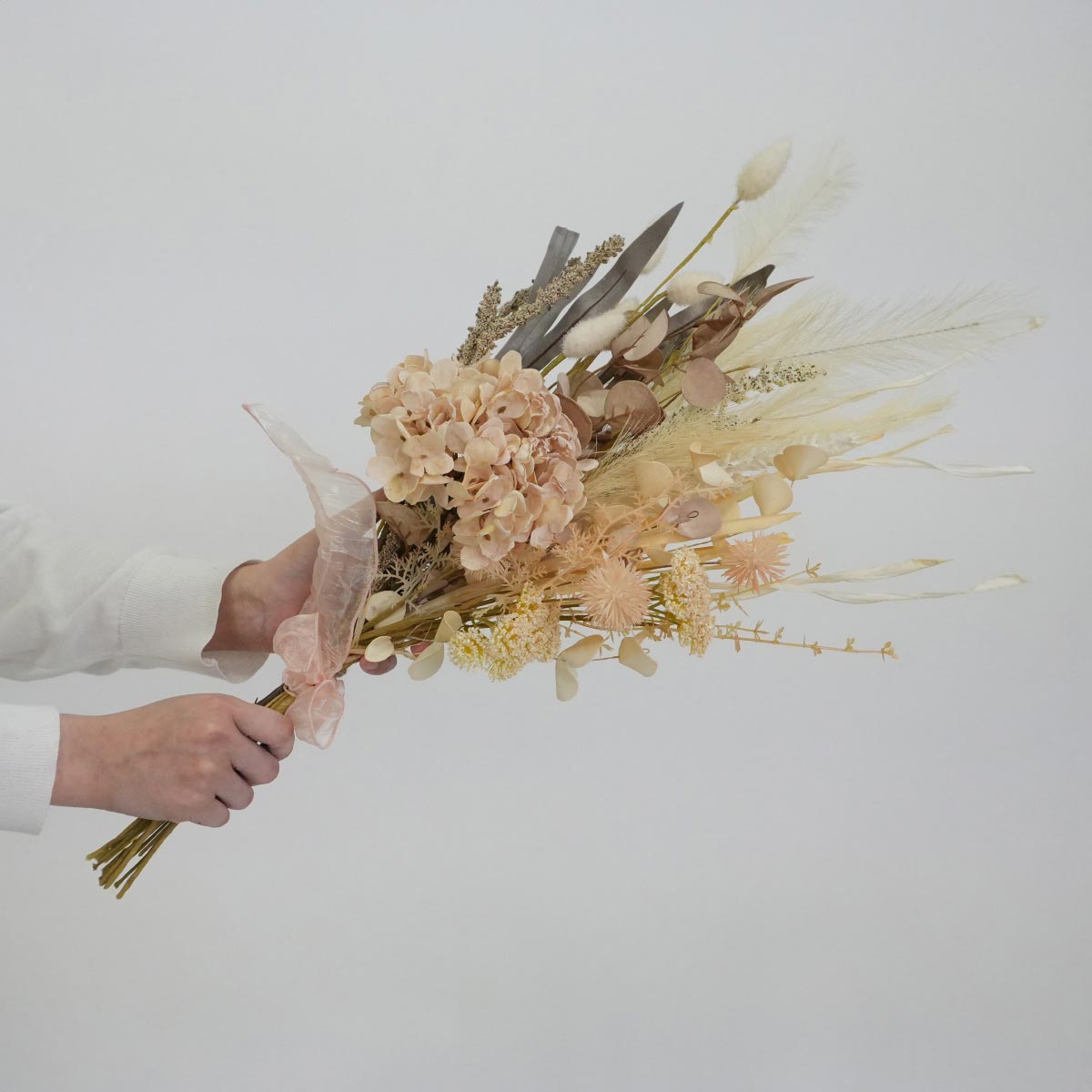 コーラル造花スワッグ72cm