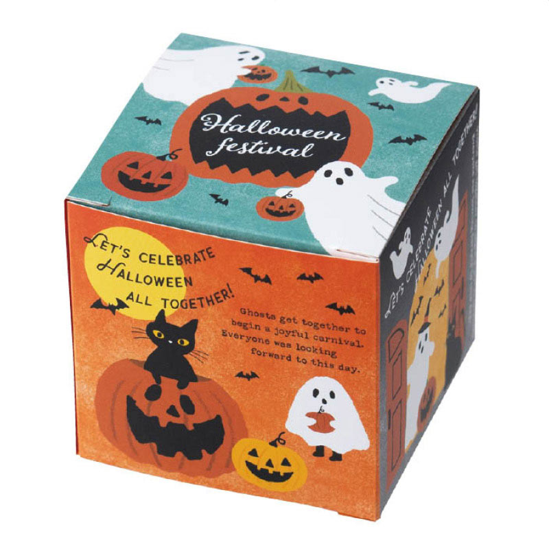 【20枚】キューブボックス ゴーストハロウィン