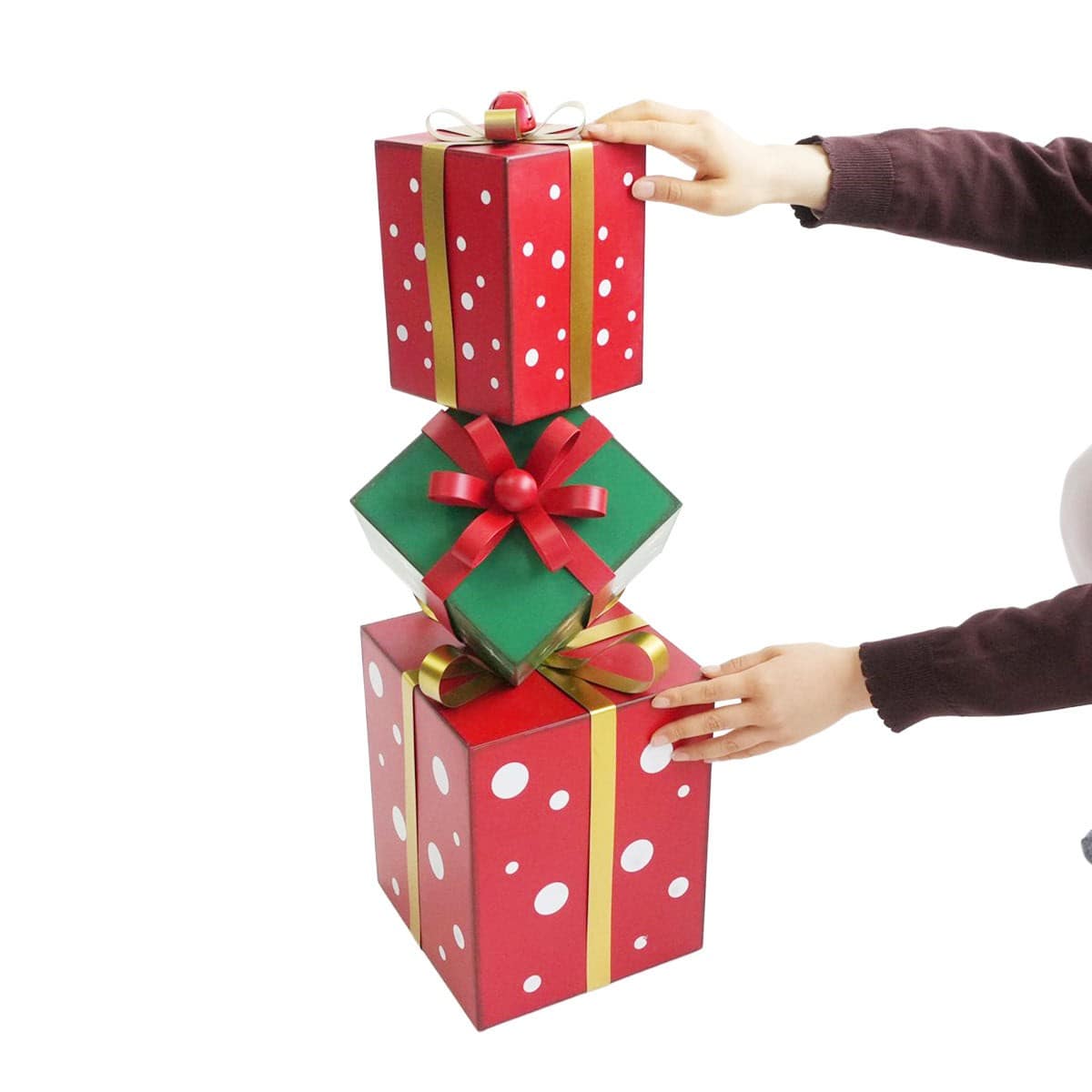 3連プレゼントボックスオブジェ