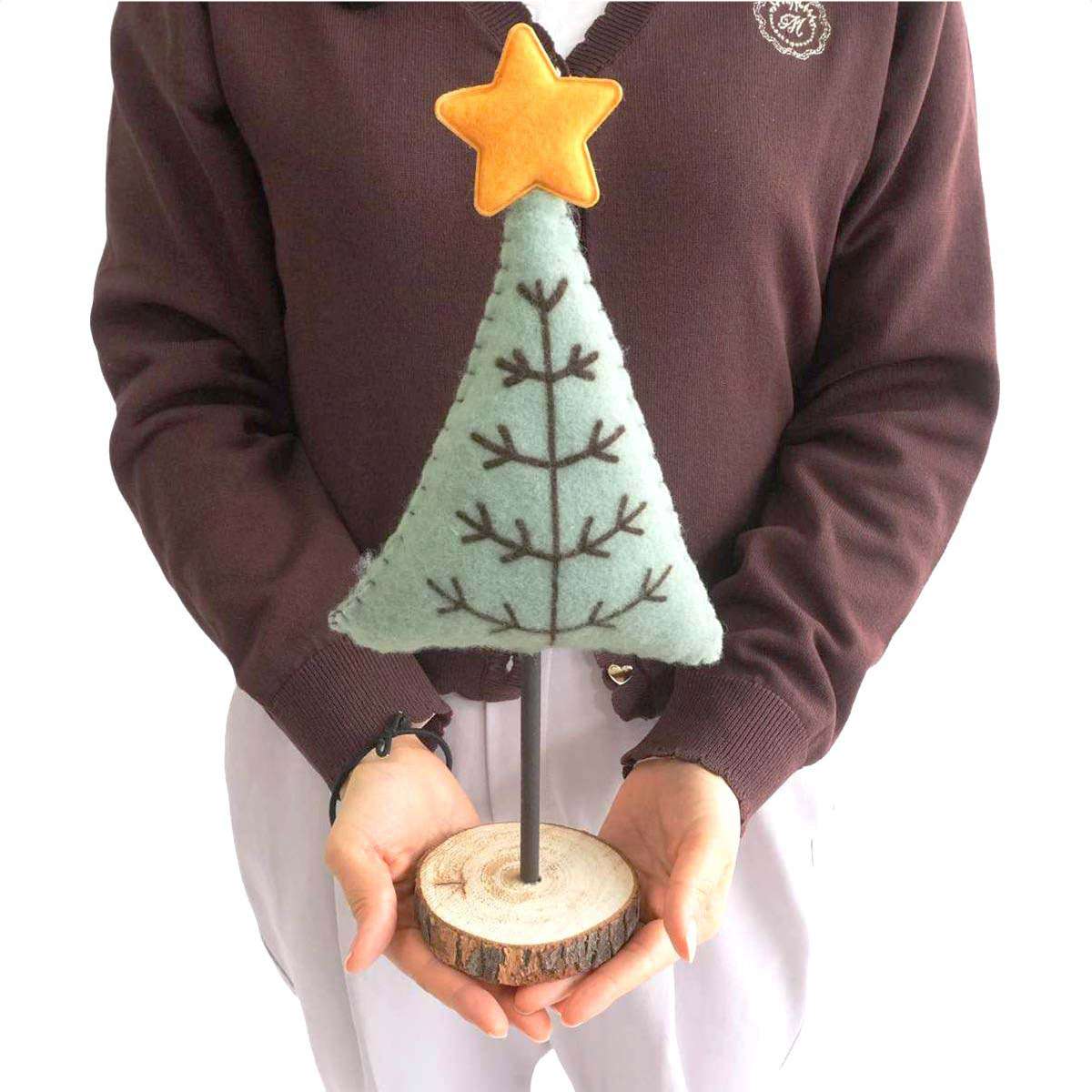 フェルトミニクリスマスツリー37.8cm 1個