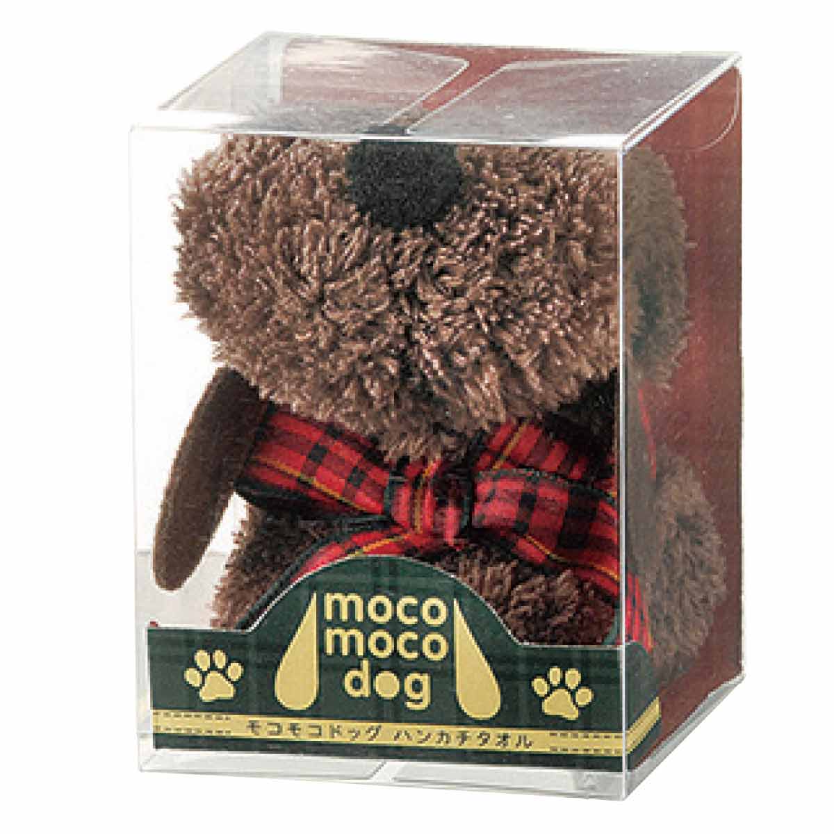 64個 モコモコドッグタオルハンカチ