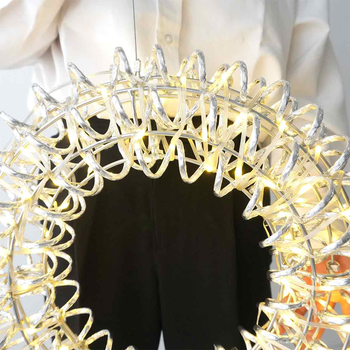 40cm LEDメタルライクリング