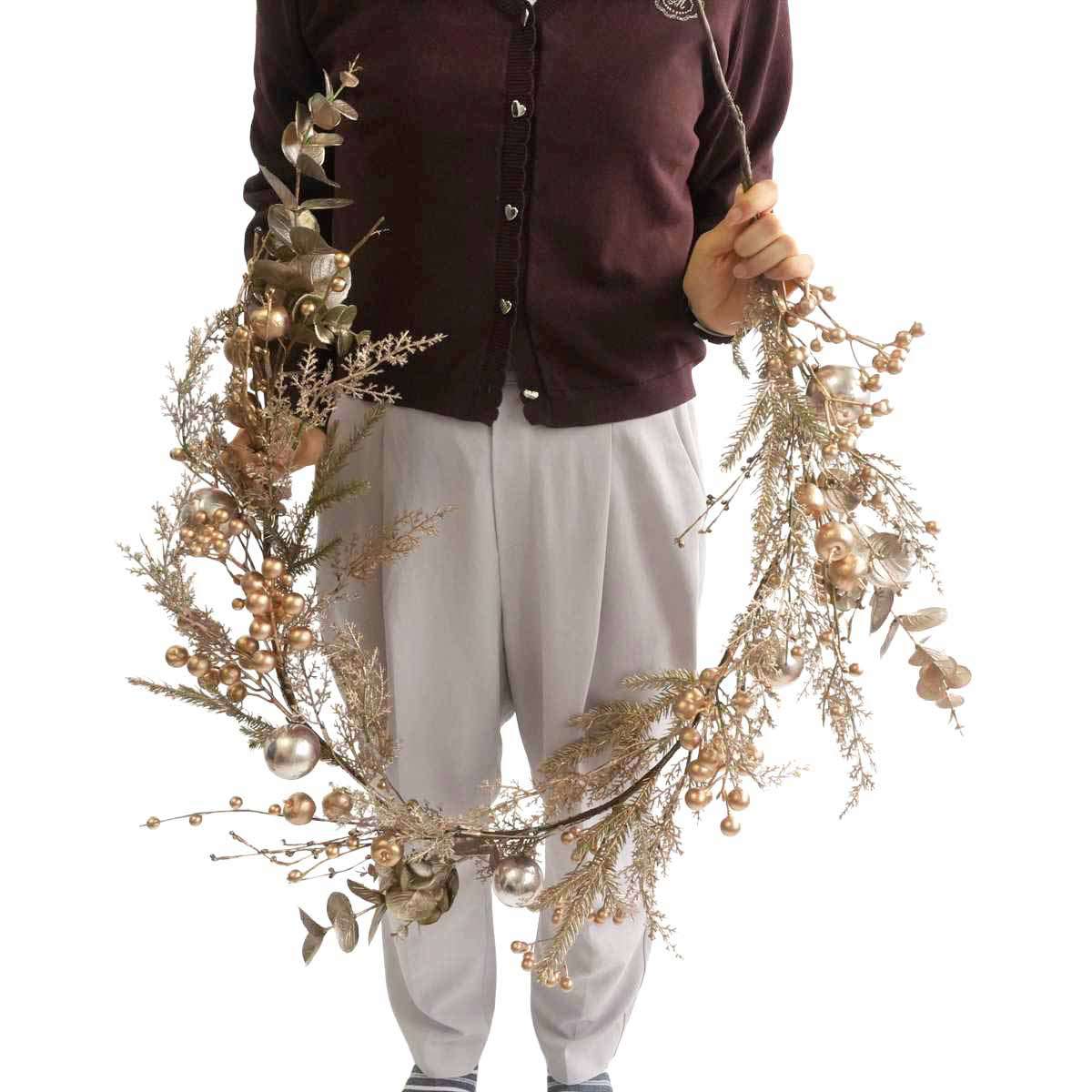 ゴールドデコレーションガーランド