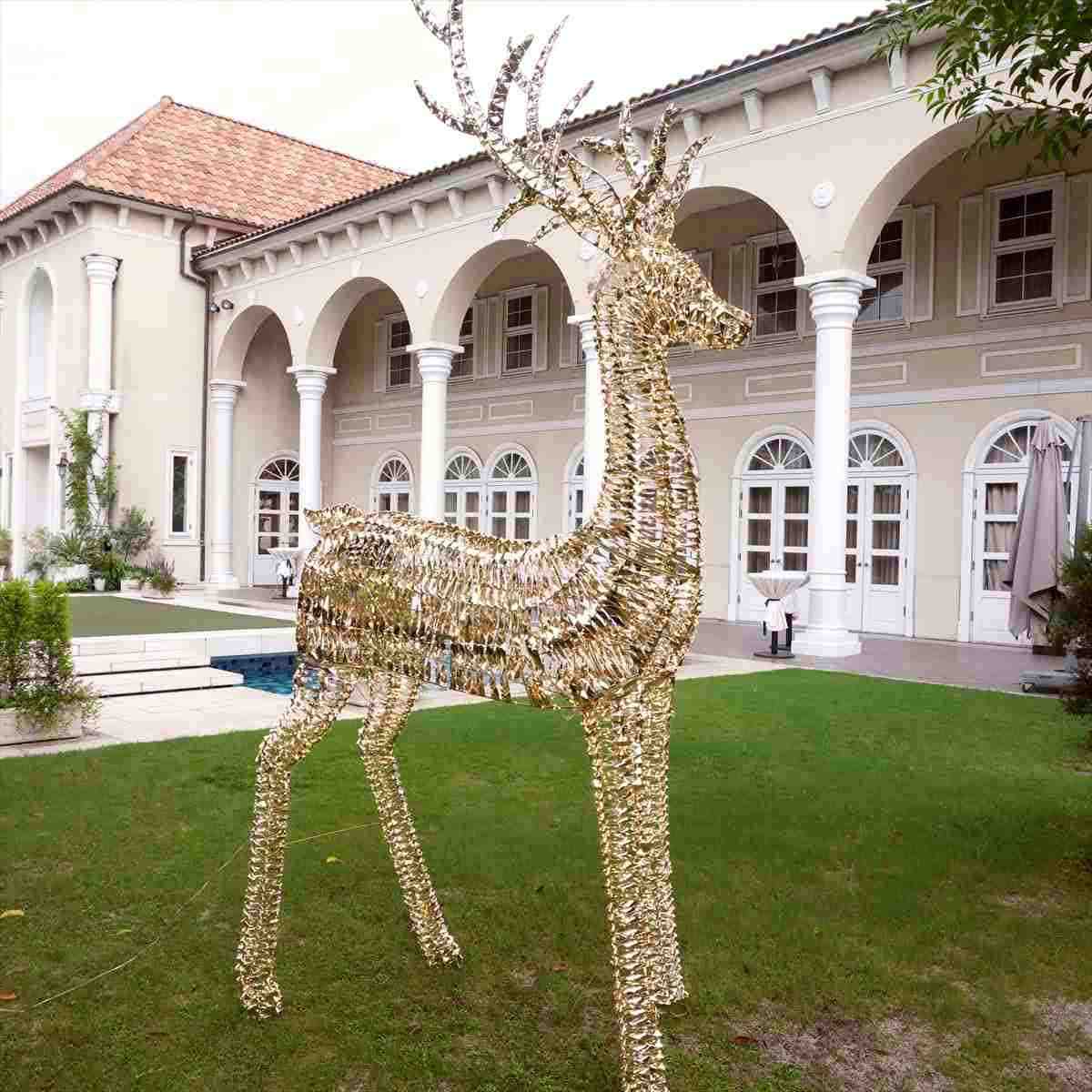 特大270cm LEDホログラムリボントナカイジャンボ