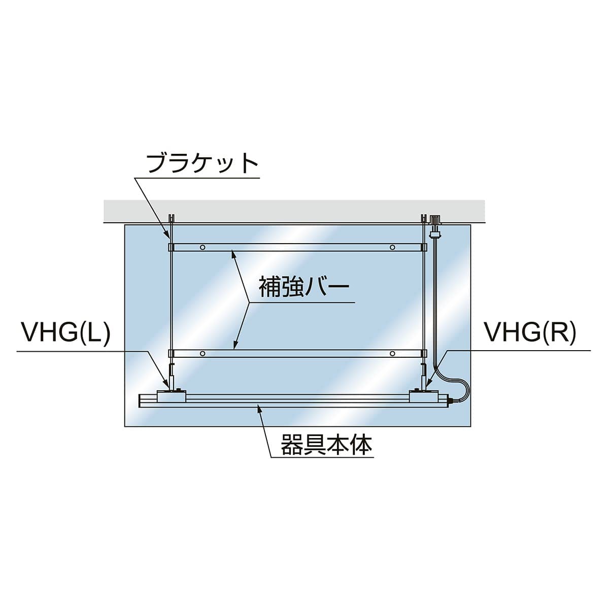 (2)透明棚オーバーハング用