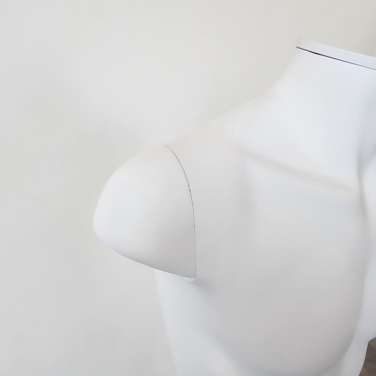 PP製 紳士トルソー〔ストエキオリジナル〕 ホワイト