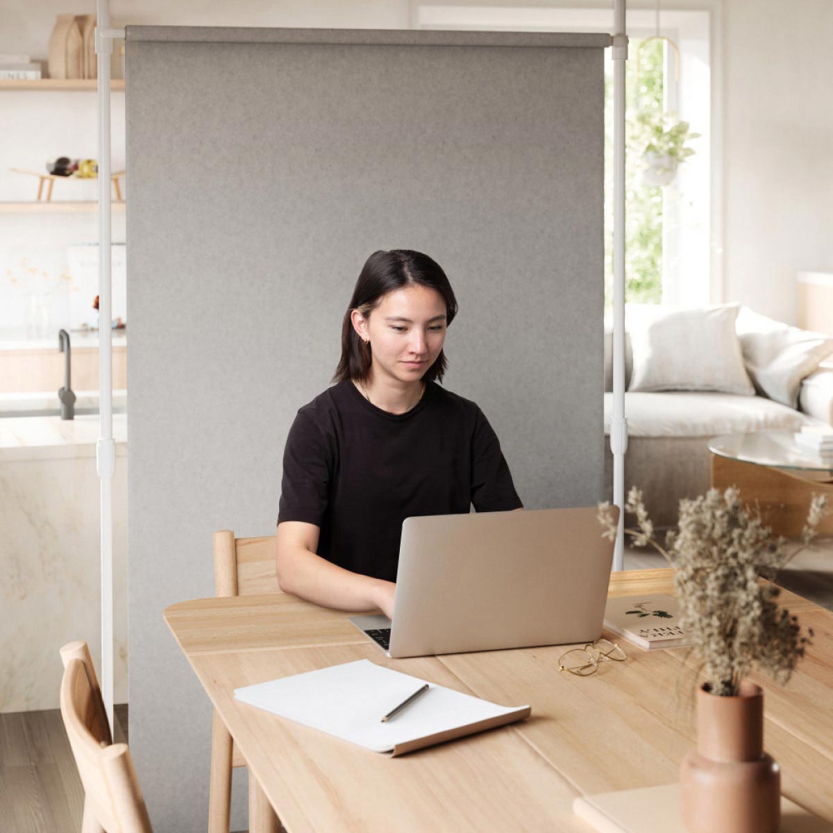 (2)ホワイト 使用例 ※カーテン・クロスは別売です