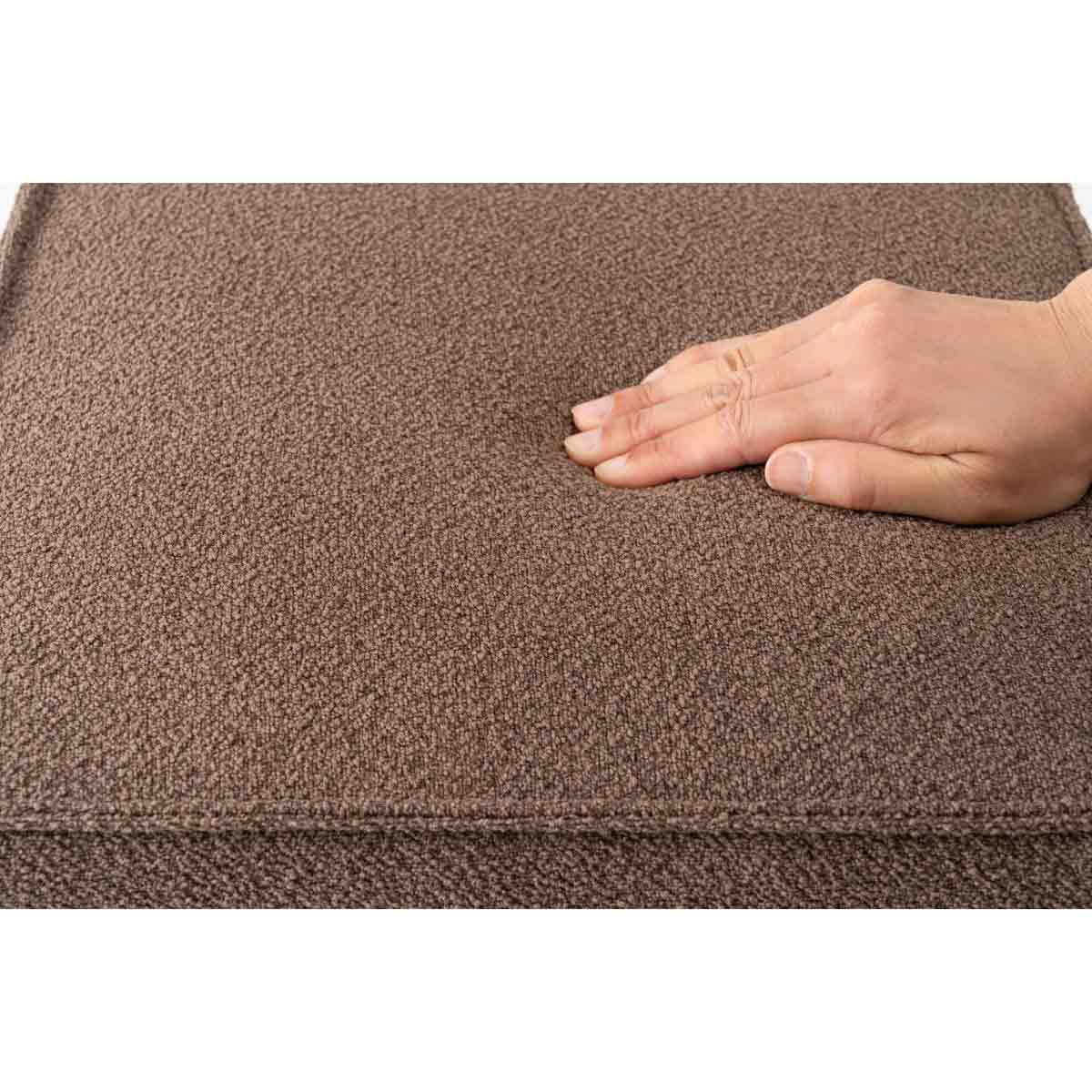 (3)モカブラウン 座面部分アップ