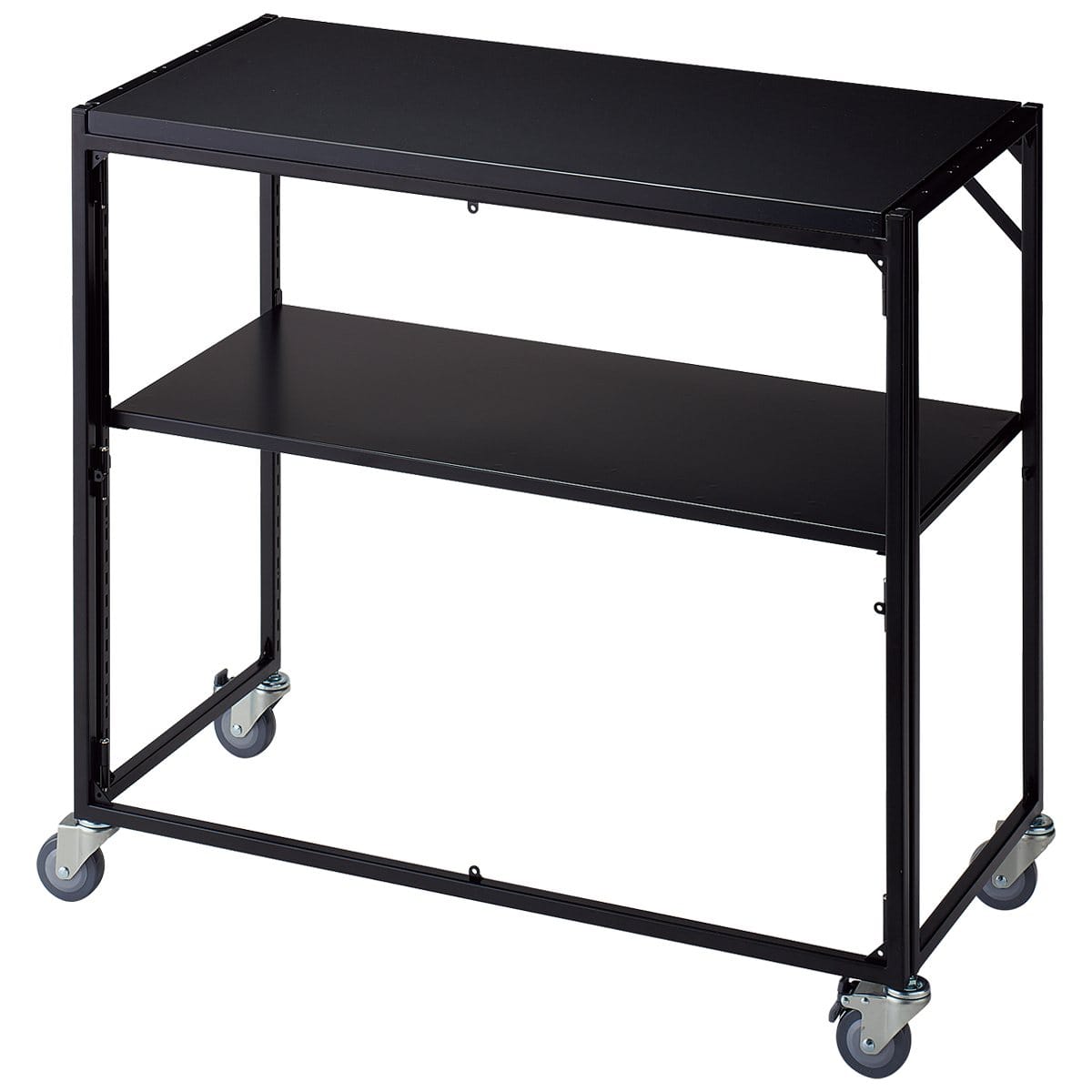 (6)スチール棚ブラック 使用例