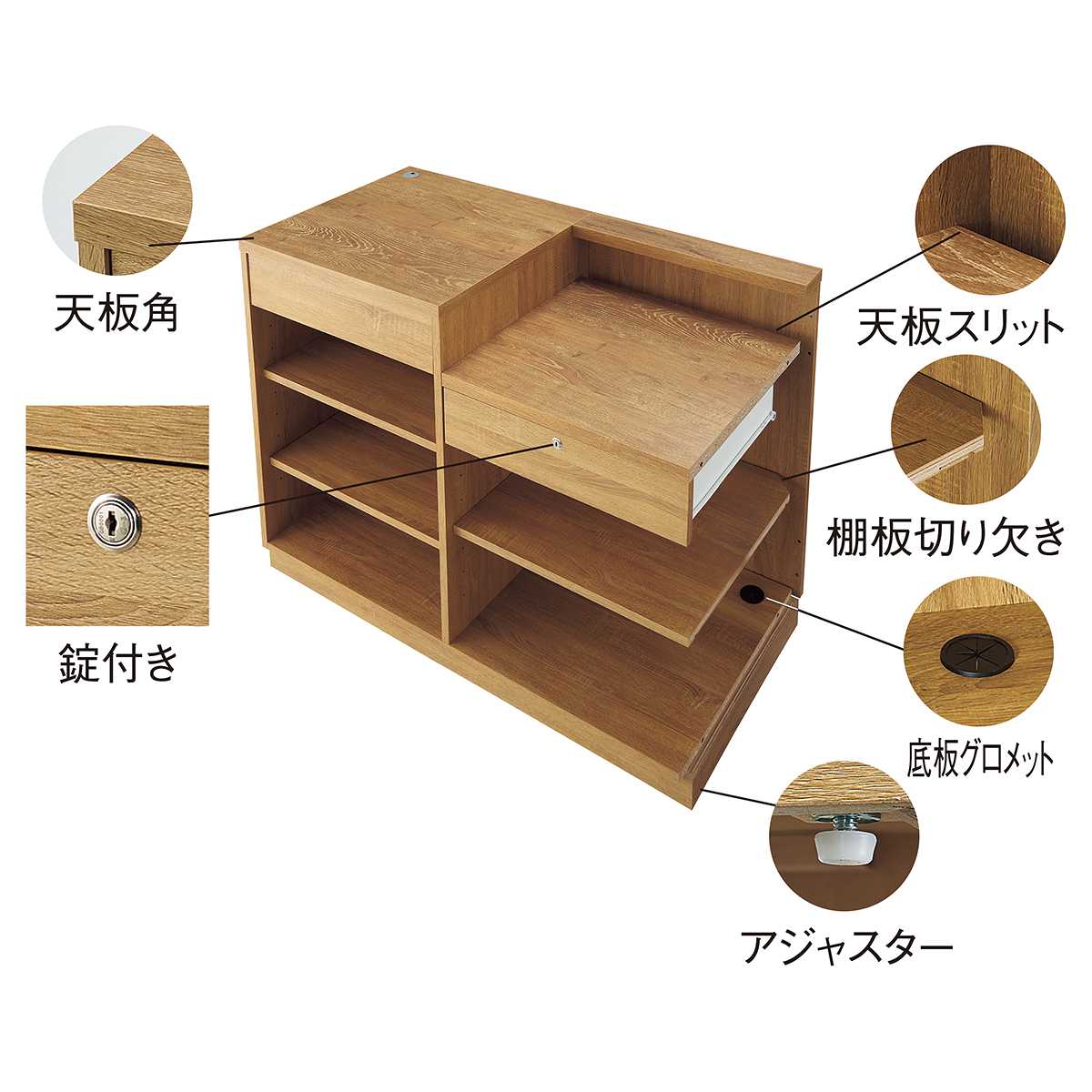 (1)レジカウンター
