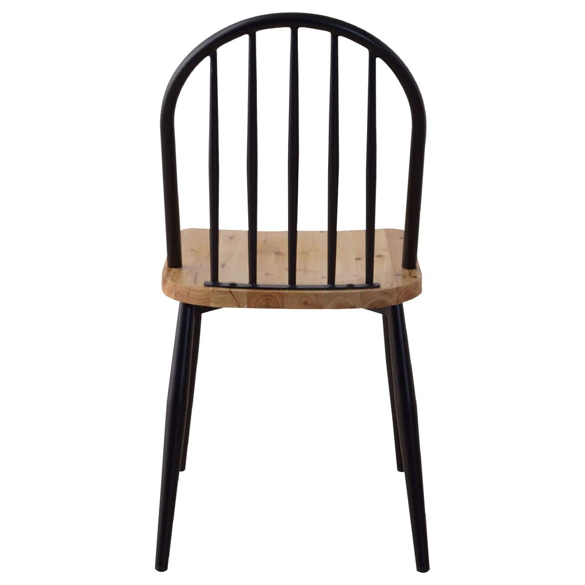 【2脚】ワーカーチェア ブラック