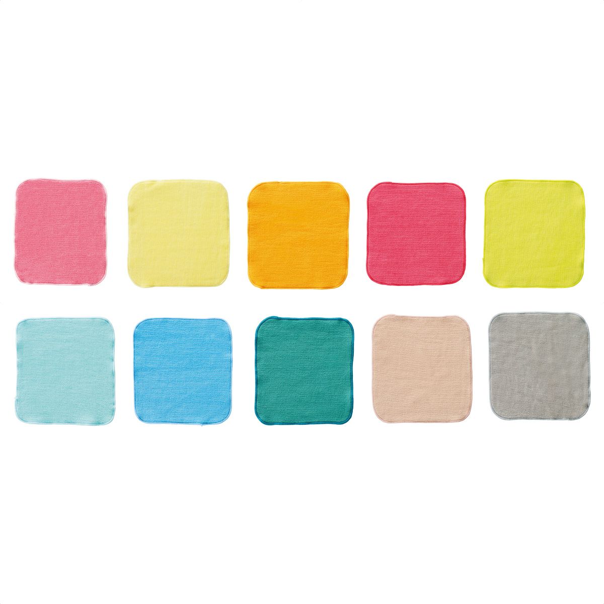 【120個】トイロ ギフトボックス入ハンカチタオル(10色アソート)