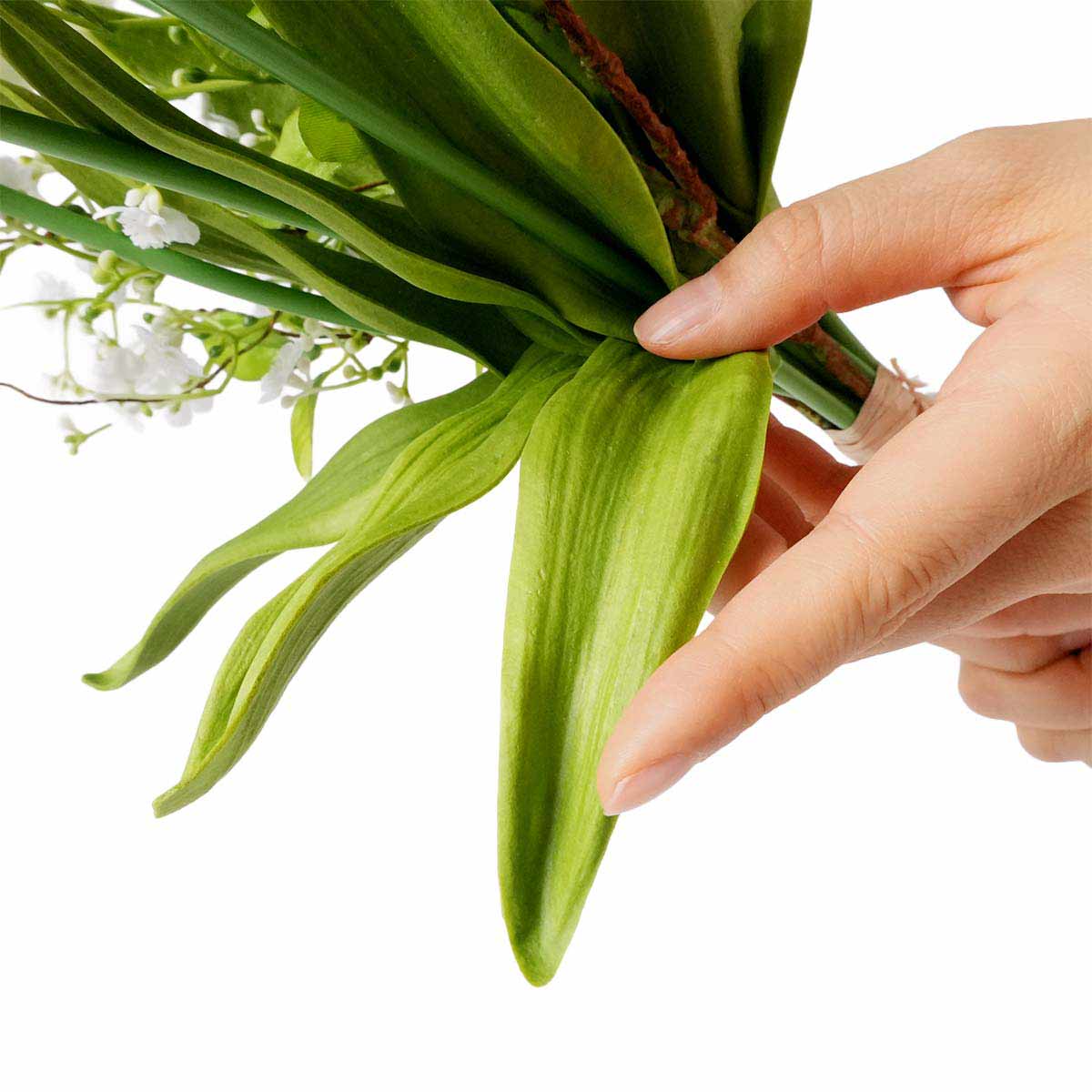 チューリップかすみ草造花ブーケ42cm