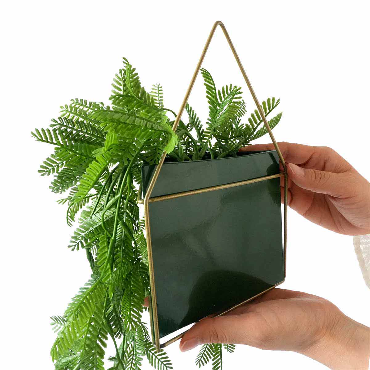 ミモザ造花フェイクグリーンハンギング