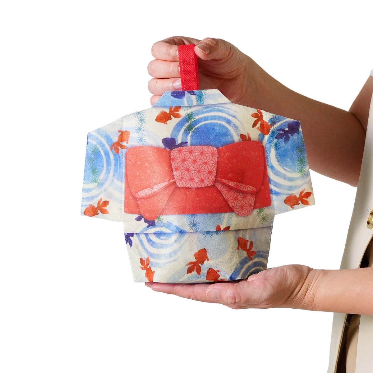 20枚 ギフトバッグ ゆかた 金魚