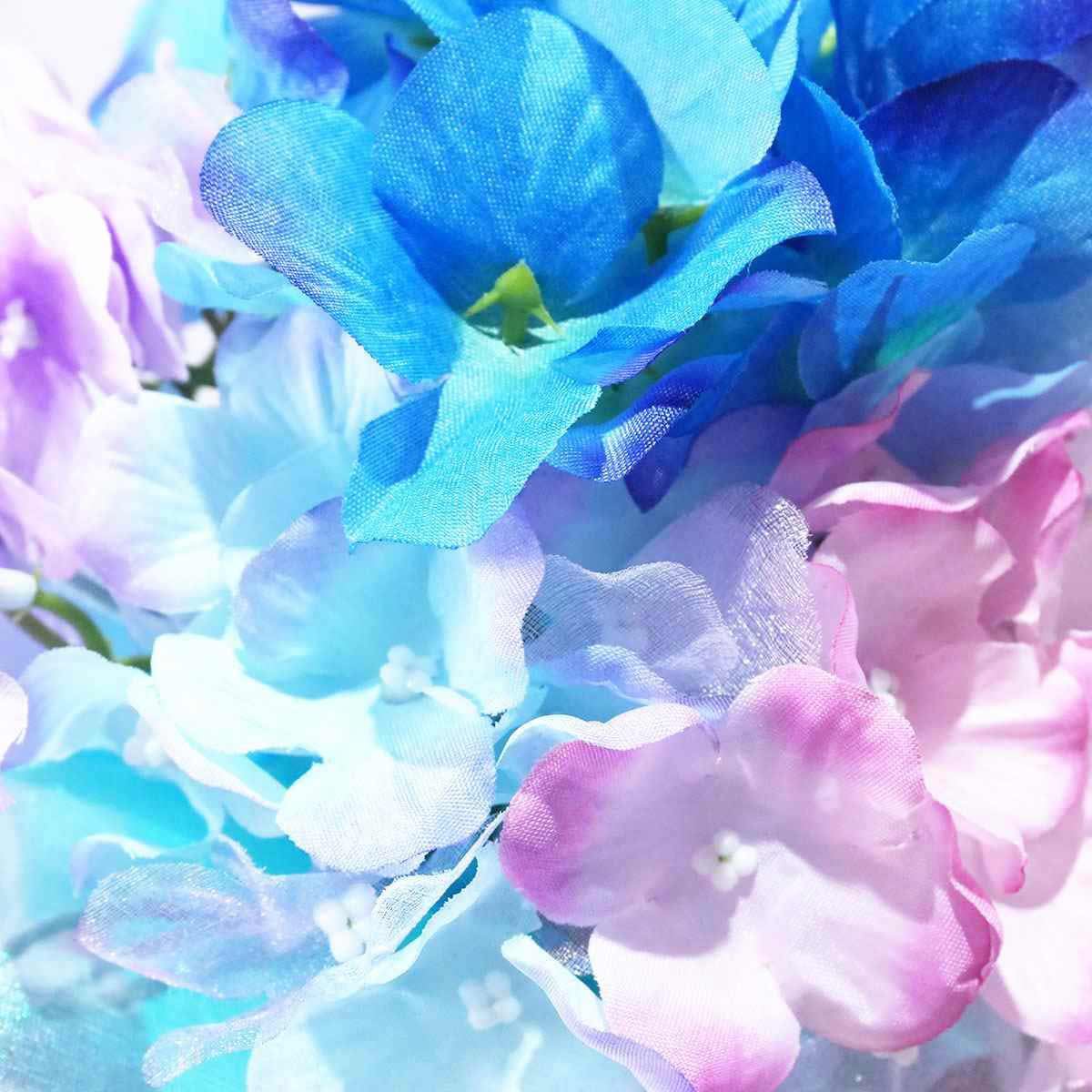 2個 あじさい造花ラップ幅15cm