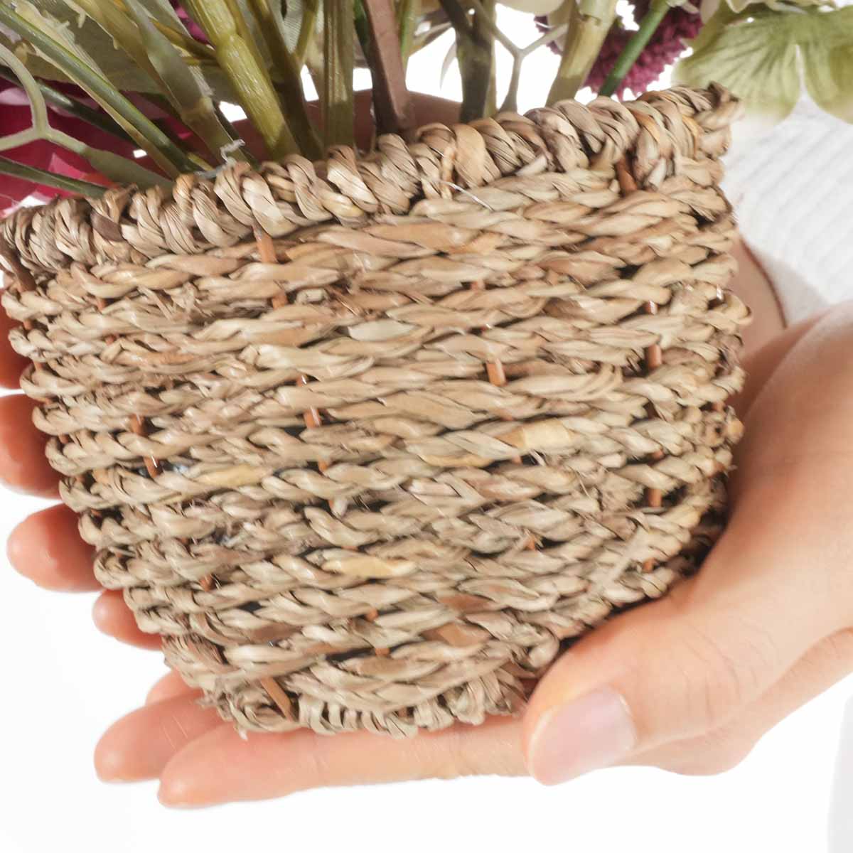 モーヴオータムアレンジ高さ44cm (造花)