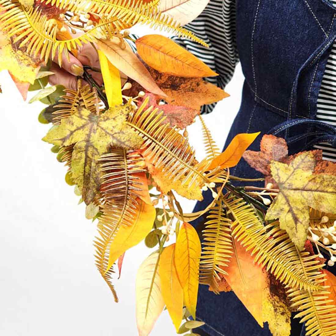 オータムリーフガーランド120cm(造花)